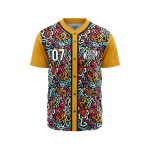 Custom Cityscape Chic Baseball Jersey