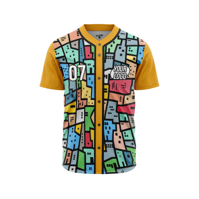 Custom Concrete Jungle Baseball Jersey
