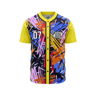 Custom Concrete Runway Baseball Jersey
