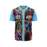 Custom Concrete Style Baseball Jersey