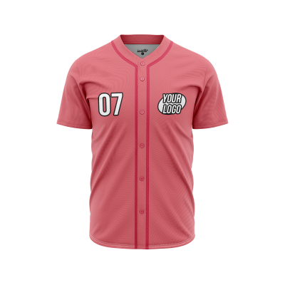 Custom Coral Softball Jersey