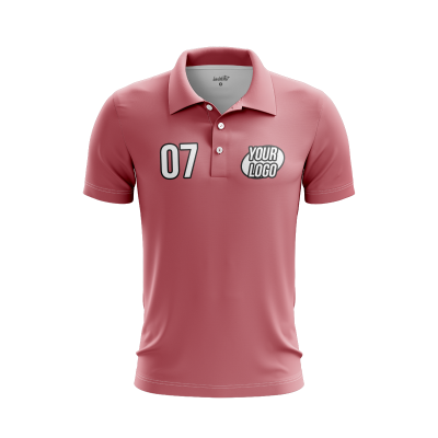 Custom Coral Men’s Polo Shirt