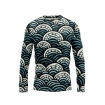 Edo Elegance Men’s Long Sleeve Shirt