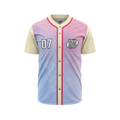 Custom Ethereal Pigments Baseball Jersey