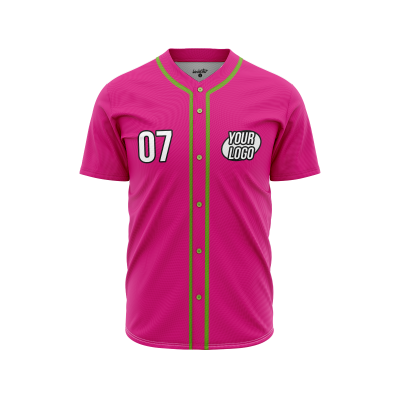 Custom Fuchsia Softball Jersey