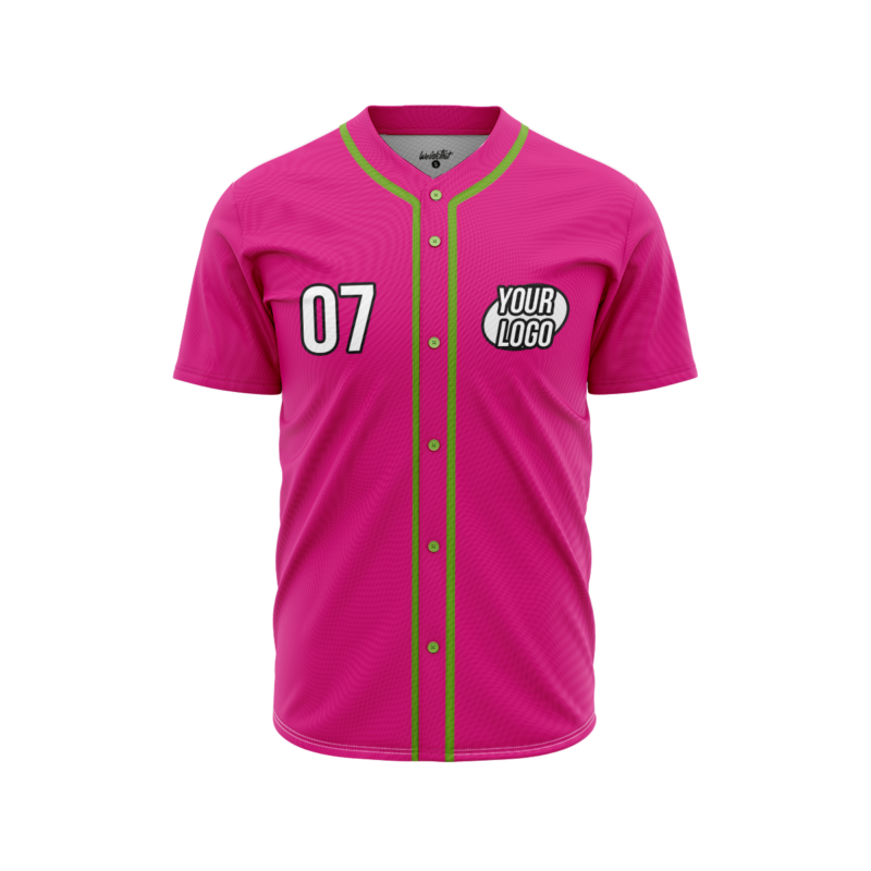 Fuchsia BaseballJerseyFront