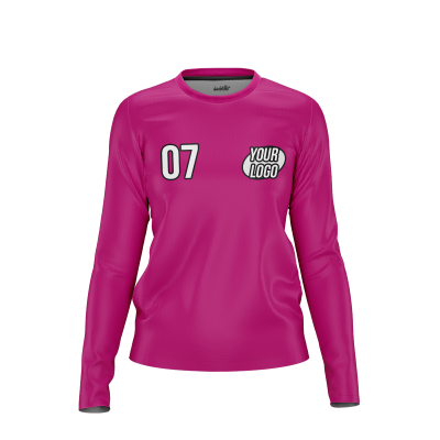 Custom Fuchsia Women’s Long Sleeve Shirt