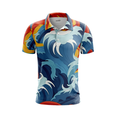 Furoshiki Fusion Men’s Polo Shirt