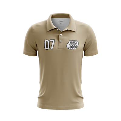 Custom Gold Men’s Polo Shirt
