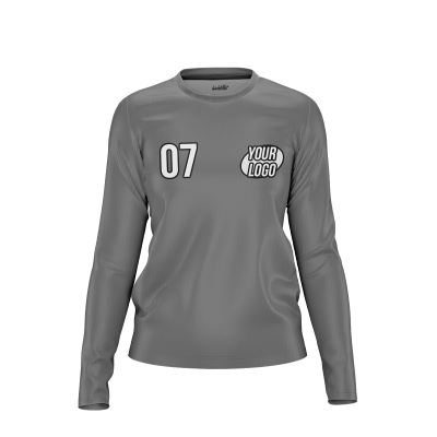 Custom Gray Women’s Long Sleeve Shirt