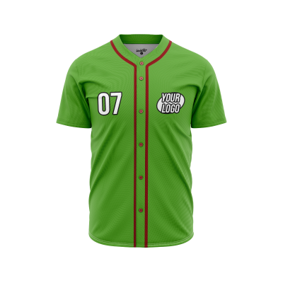 Custom Green Softball Jersey