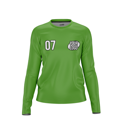 Custom Green Women’s Long Sleeve Shirt
