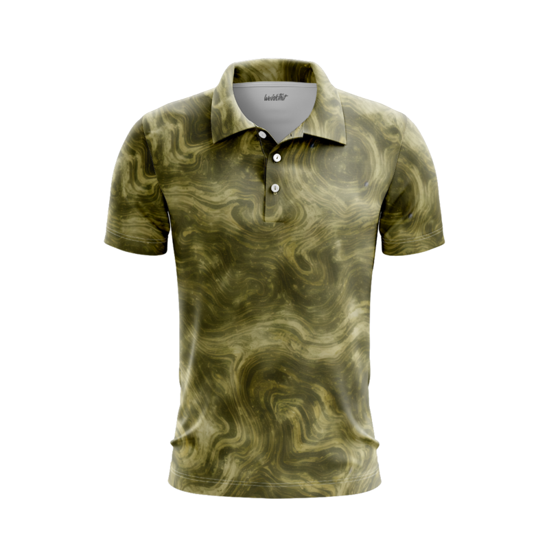 Greenery Glimpse PoloShirtMenFront