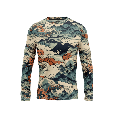 Haiku Horizon Men’s Long Sleeve Shirt