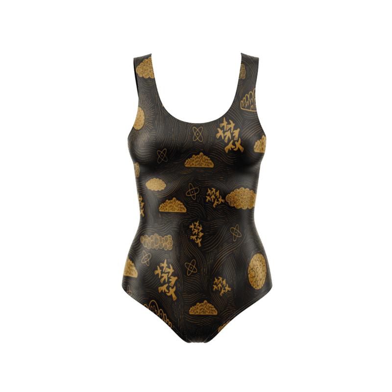 Hokusai Horizon BodysuitFront