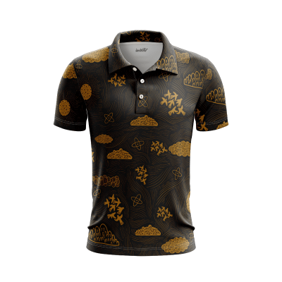 Hokusai Horizon Men’s Polo Shirt