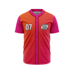 Custom Ibiza Sunset Baseball Jersey