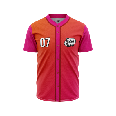 Custom Ibiza Sunset Baseball Jersey