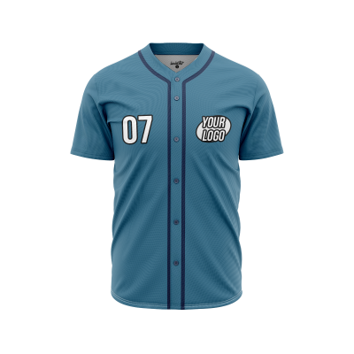 Custom Indigo Softball Jersey