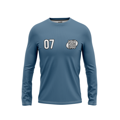 Custom Indigo Men’s Long Sleeve Shirt