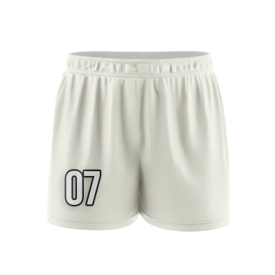 Custom Ivory Sport Shorts