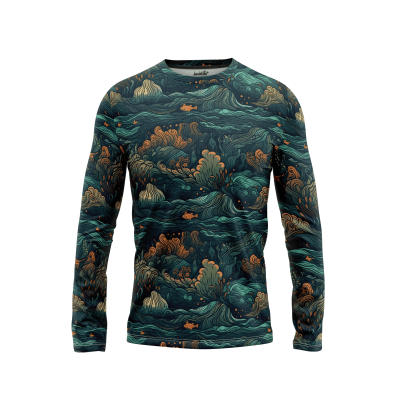 Kabuki Kaleidoscope Men’s Long Sleeve Shirt