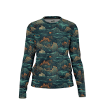Kabuki Kaleidoscope Women’s Long Sleeve Shirt