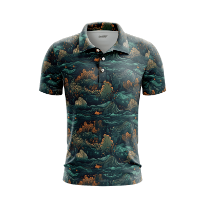Kabuki Kaleidoscope Men’s Polo Shirt