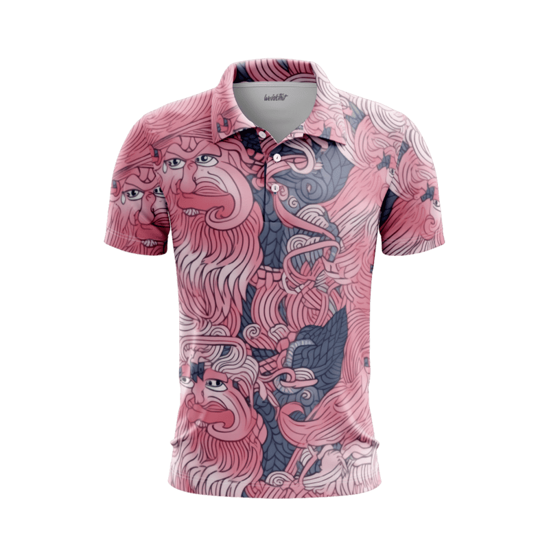 Kaiseki Kaleidoscope PoloShirtMenFront