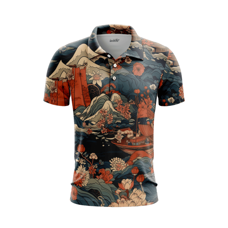 Kamon Kaleidoscope PoloShirtMenFront