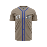 Custom Khaki Softball Jersey