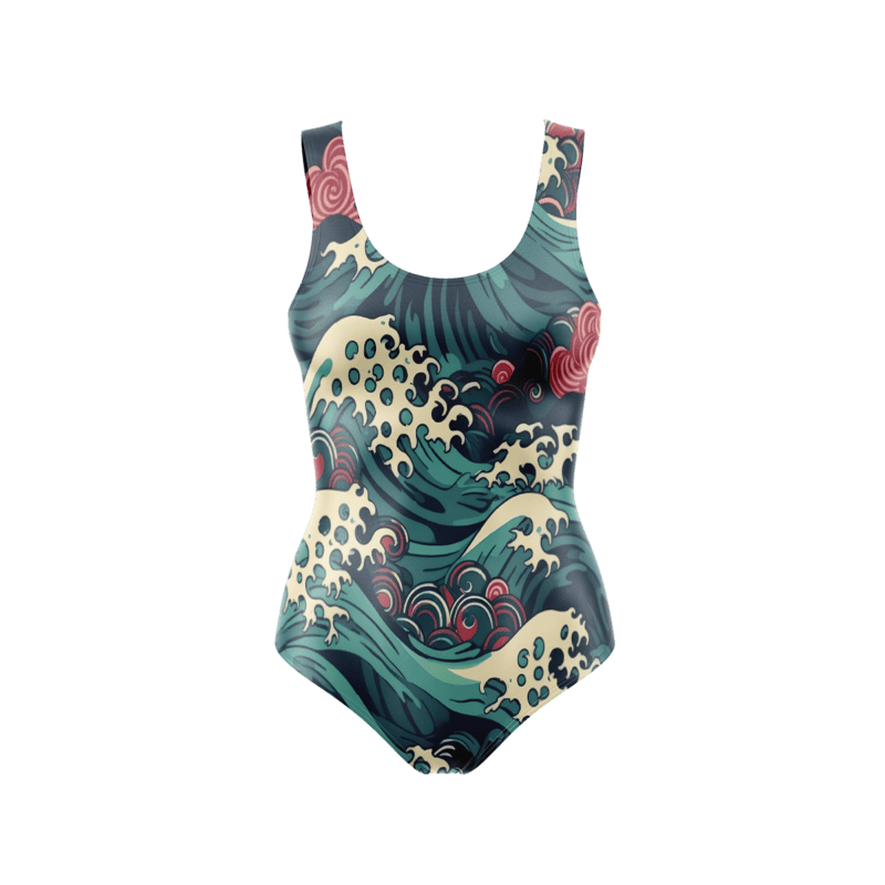 Koi Pond Reflections BodysuitFront