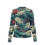 Koi Pond Reflections Women’s Long Sleeve Shirt