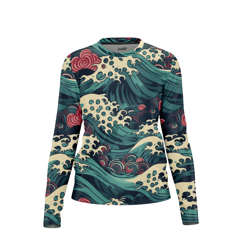 Koi Pond Reflections LongSleeveWomenFront