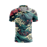 Koi Pond Reflections Men’s Polo Shirt
