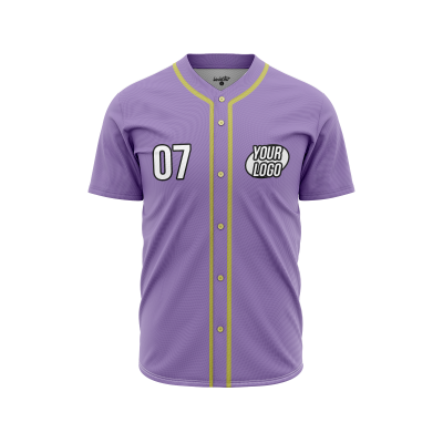 Custom Lavender Softball Jersey