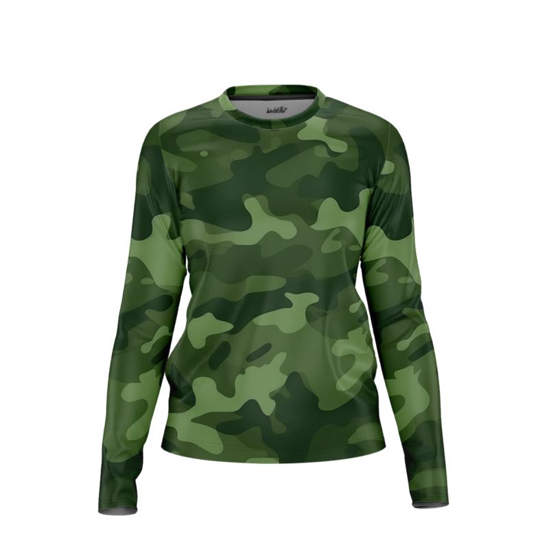 Leafy Concealment LongSleeveWomenFront