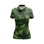 Leafy Concealment Women’s Polo Shirt