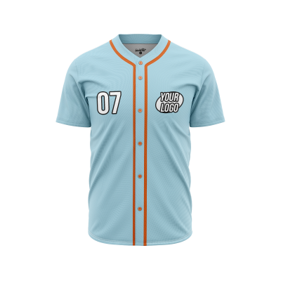 Custom Lightblue Softball Jersey