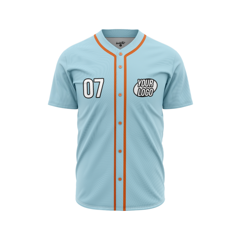 Lightblue BaseballJerseyFront