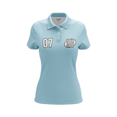 Custom Lightblue Women’s Polo Shirt