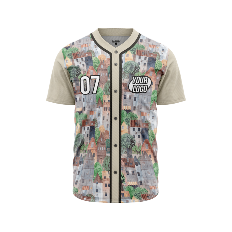 Liquid Rainbows BaseballJerseyFront