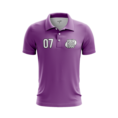 Custom Magenta Men’s Polo Shirt