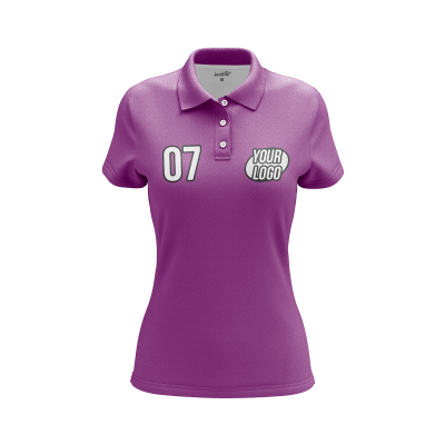 Custom Magenta Women’s Polo Shirt