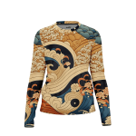 Maneki-neko Magic Women’s Long Sleeve Shirt