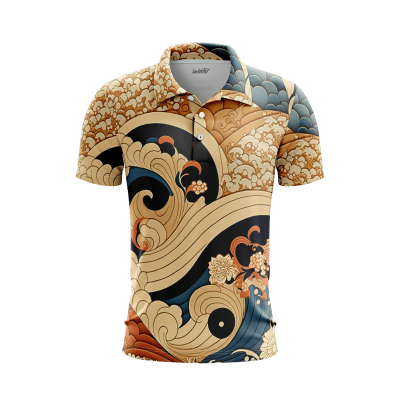 Maneki-neko Magic Men’s Polo Shirt