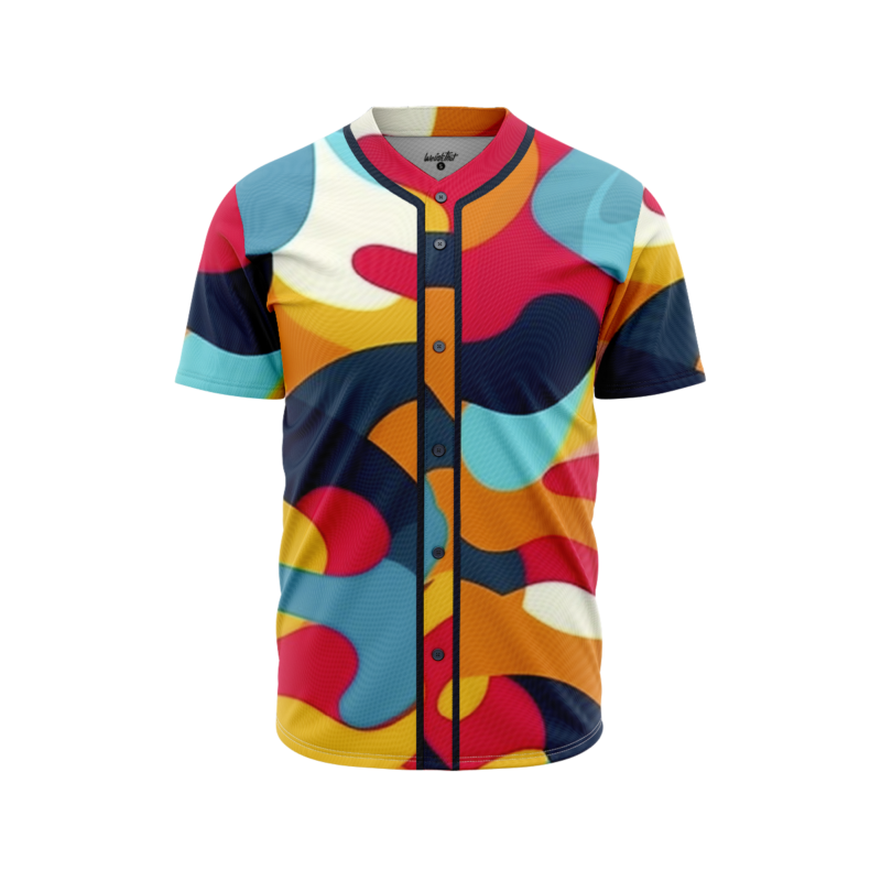 Midnight Camo BaseballJerseyFront