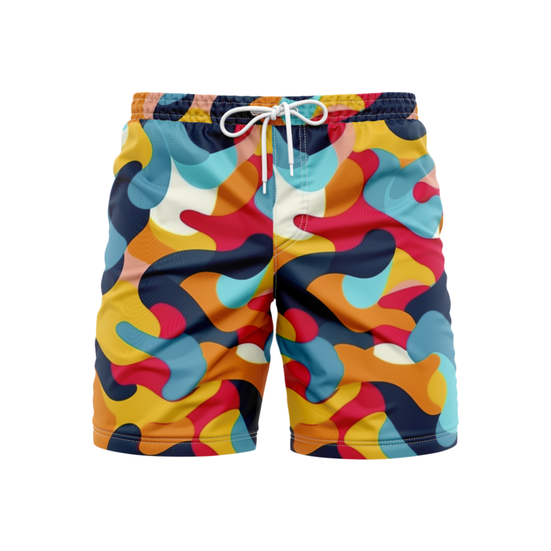 Midnight Camo SwimshortsFront