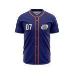 Custom Navy Softball Jersey
