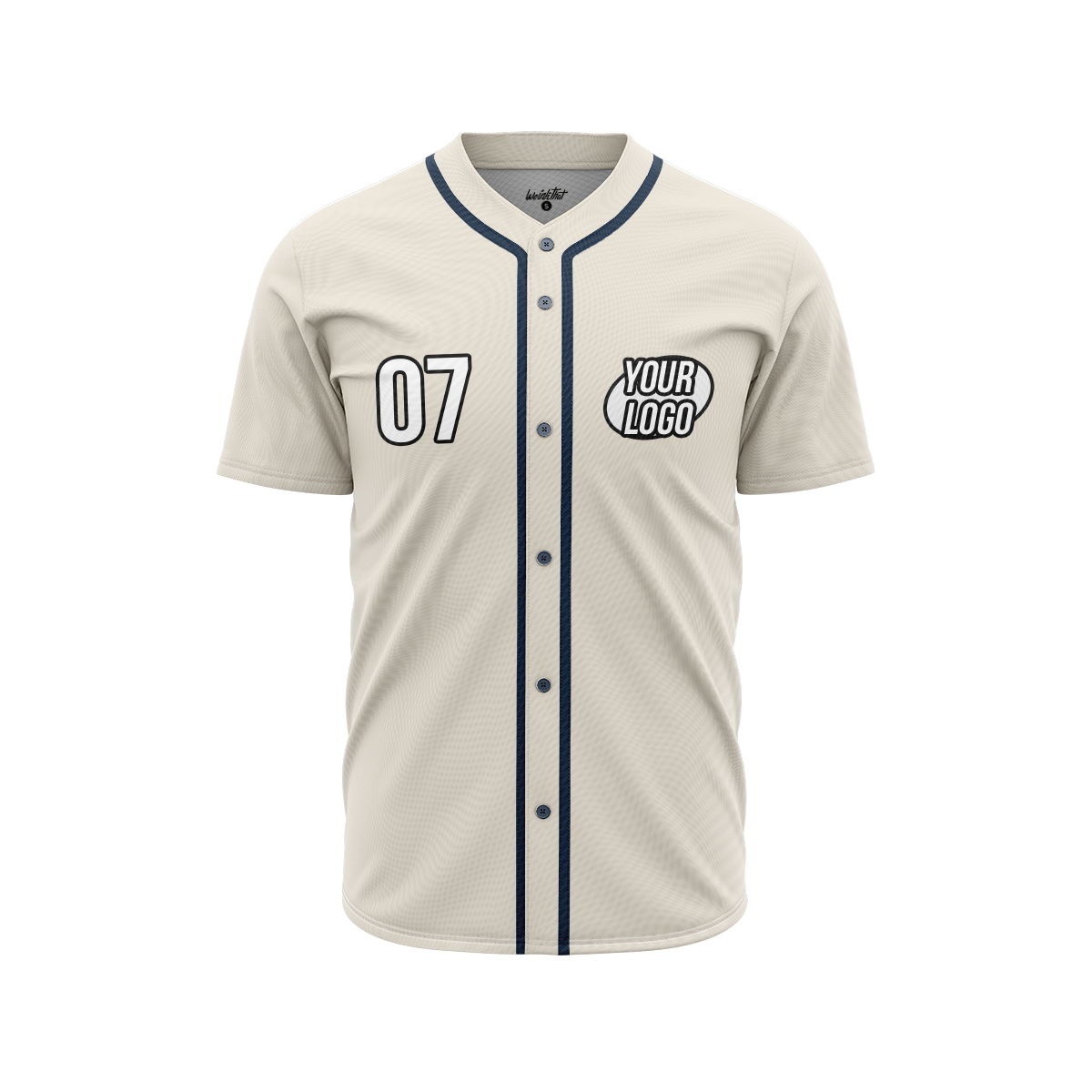 Custom Off White Baseball Jersey